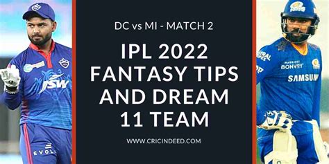 mi vs dc 2022 dream11 prediction